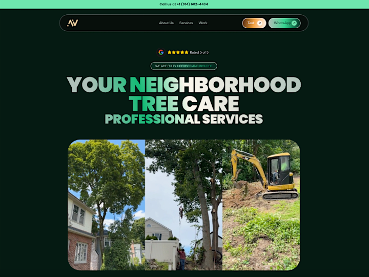 Cover image for Angel’s V | Landscaping Tree Work & Design