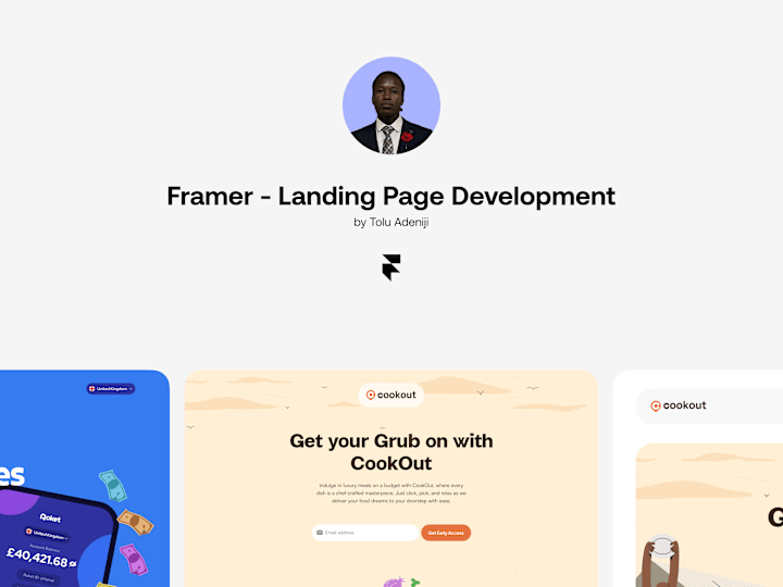 Cover image for Framer - Landing Page Development
