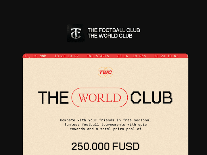 Cover image for Landing page - The World Club