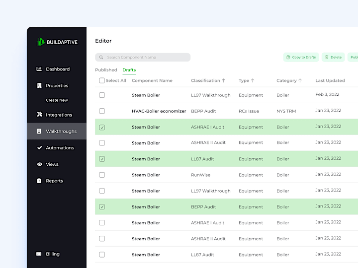 Cover image for UX/UI: BuildAptive, Data Management Tool