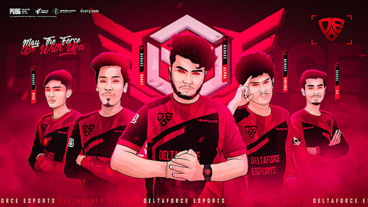 Cover image for (DELTAFORCE ESPORT) Pubg Mobile Roster design
