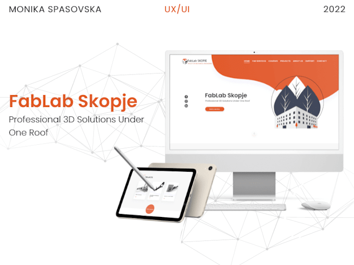 Cover image for FabLab Skopje UX/UI Design:Case Study