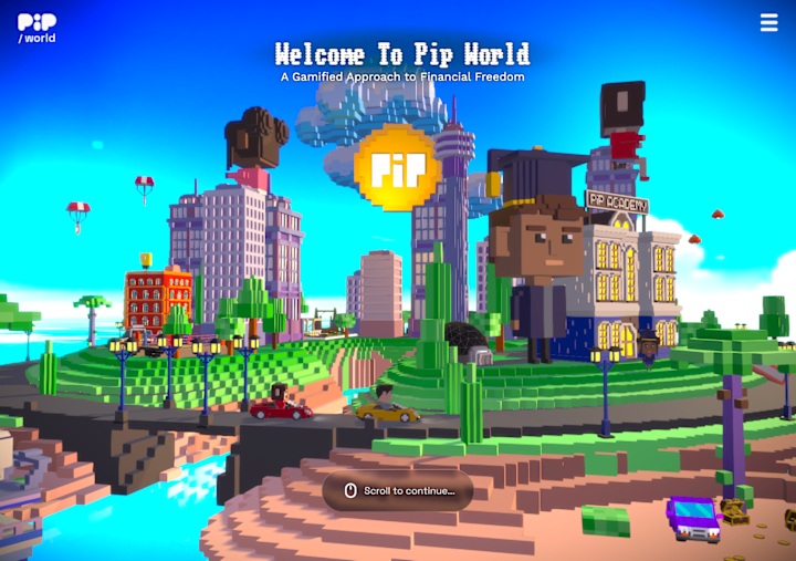 Cover image for PiP World - 3D Scroll Website