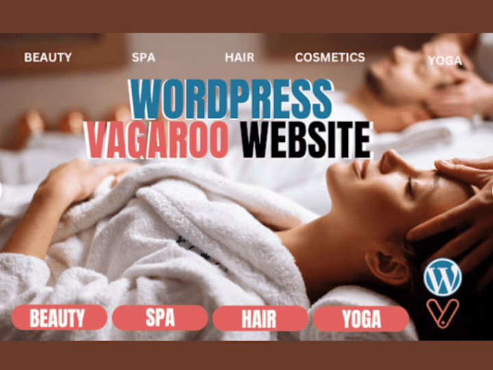 Cover image for I will design clone Vagaro WordPress sites for beauty spa yoga