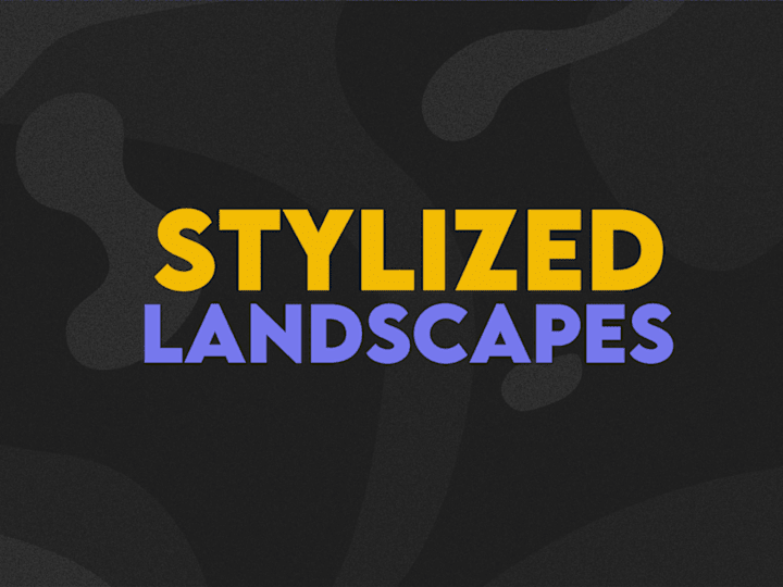 Cover image for Stylized Landscape Illustrations