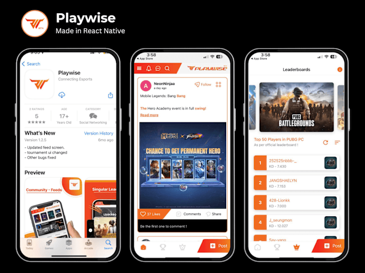 Cover image for Playwise Mobile App