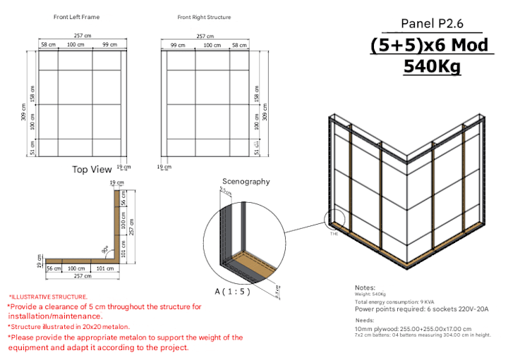 Cover image for 🧱 Corner / 90° LED Structures – Precise & Strong