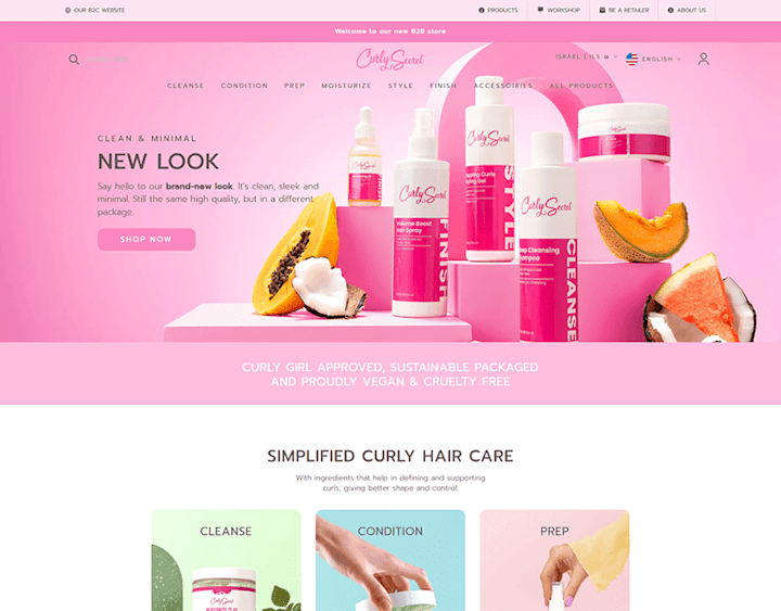 Cover image for B2B Haircare Brand - Shopify Custom Development