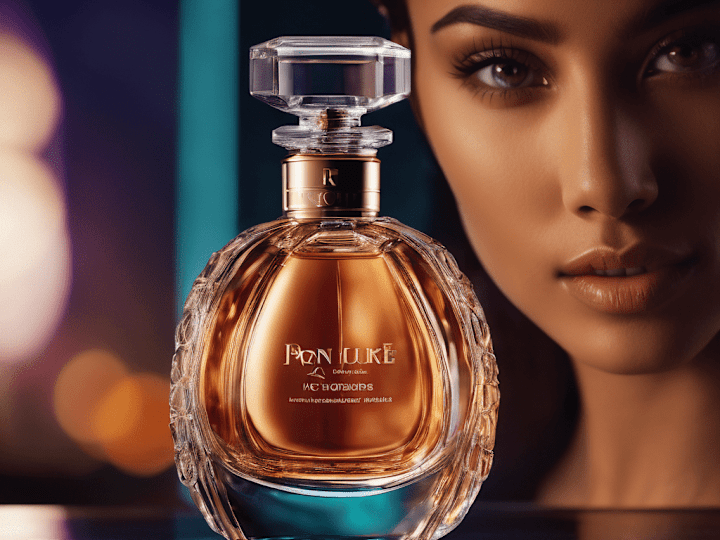 Cover image for A Perfume Bottle With AI Model