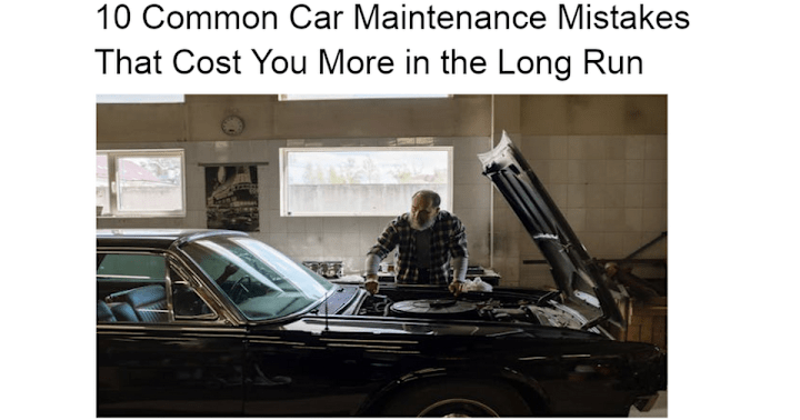Cover image for Avoid Costly Car Maintenance Mistakes