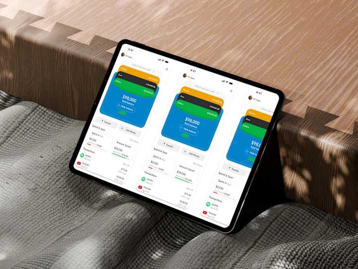 Cover image for Multi-Currency Finance Dashboard UI