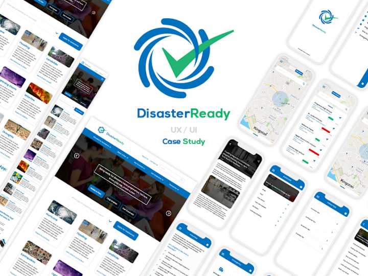 Cover image for DisasterReady - Website & Mobile App Concept