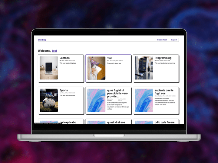 Cover image for Blog Application