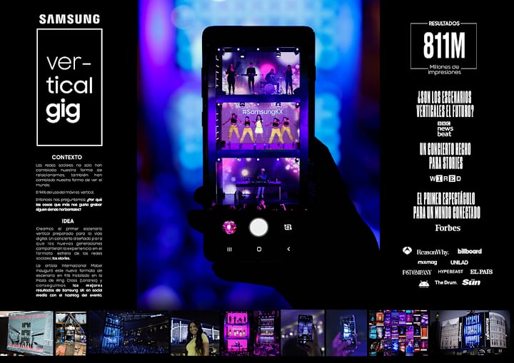 Cover image for Samsung Vertical Gig :: Behance