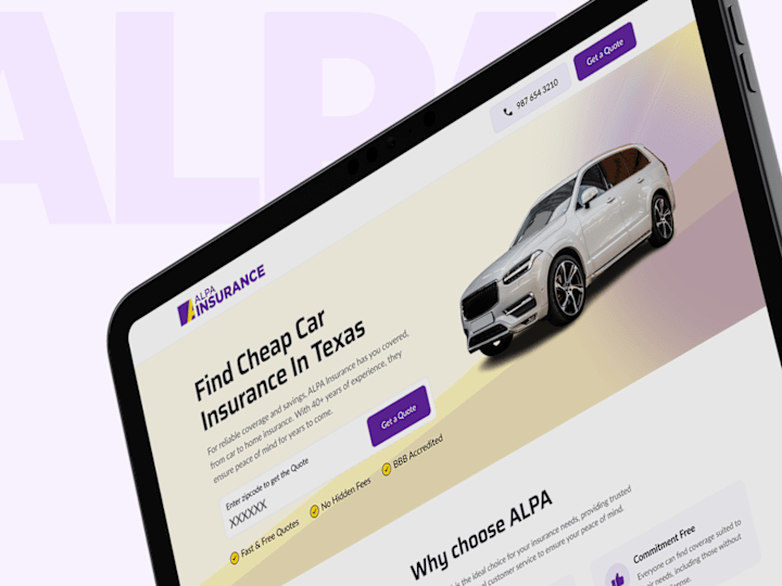 Cover image for Designing a High-Converting Landing Page for ALPA Insurance