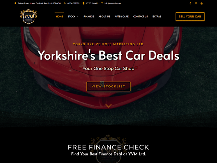 Cover image for YORKSHIRE VEHICLE MARKETING