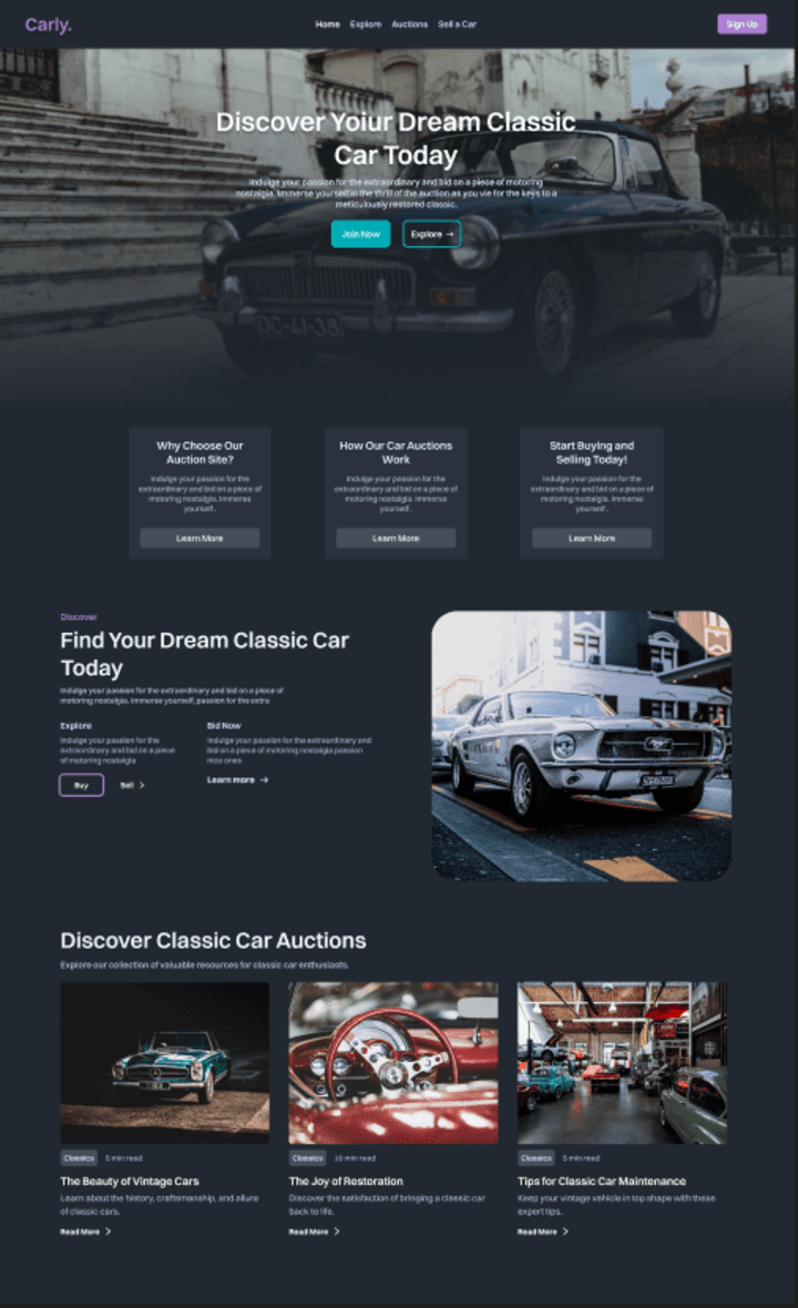 Cover image for Figma website Design