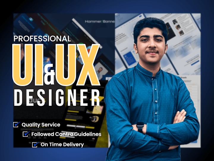 Cover image for Ui/Ux Design In Any Niche With Top-Notch Pixel Perfection