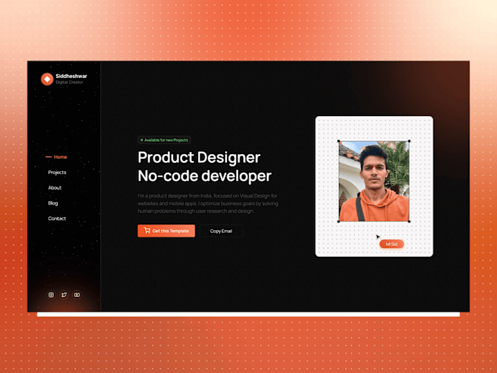 Cover image for HorizonX- Framer Website Template