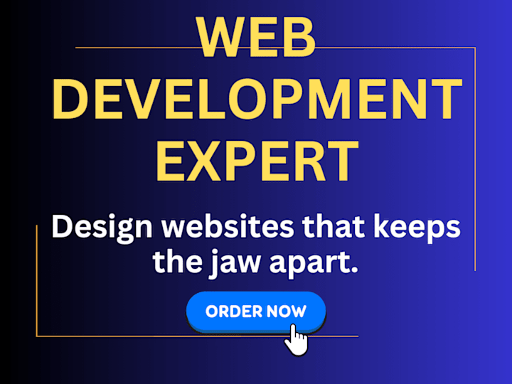 Cover image for Expert web designer and developer 