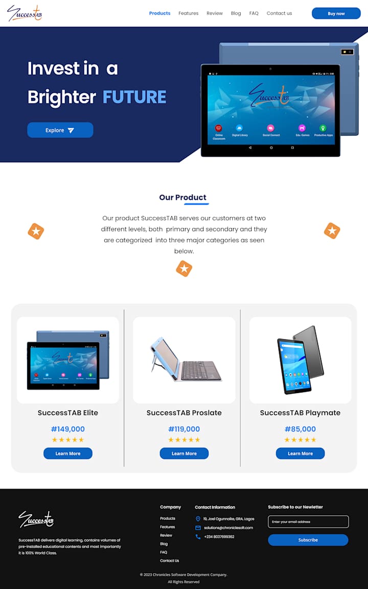 Cover image for Edu-Tech Web-design on Behance