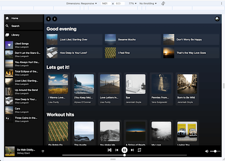 Cover image for Spotify Clone