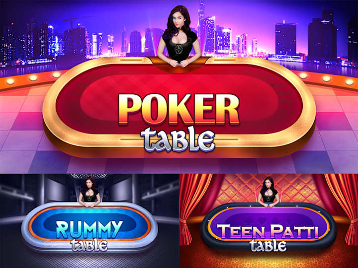 Cover image for Playing Table - Poker, Rummy and Teen Patti