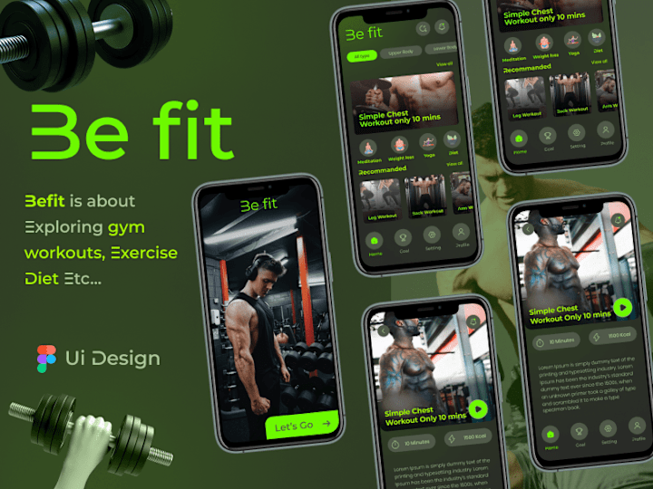 Cover image for Ui Design (Be Fit)