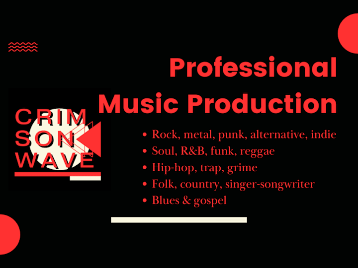 Cover image for Custom Music Production