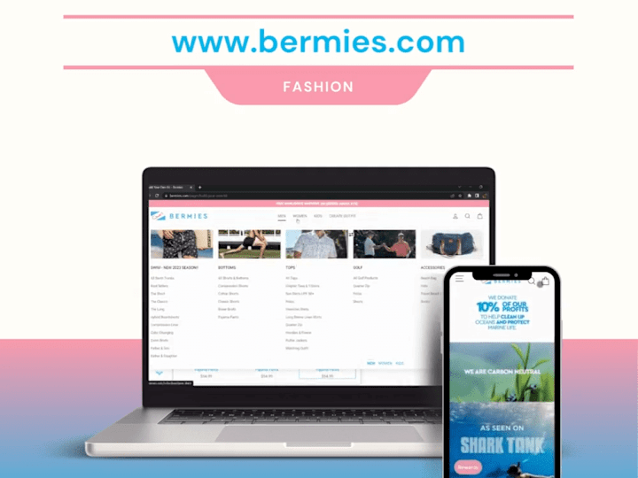 Cover image for Comprehensive Website Development for Bermies Shopify Store