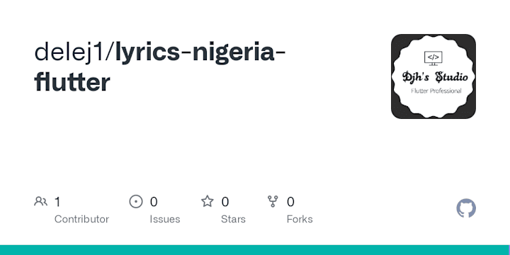 Cover image for delej1/lyrics-nigeria-flutter