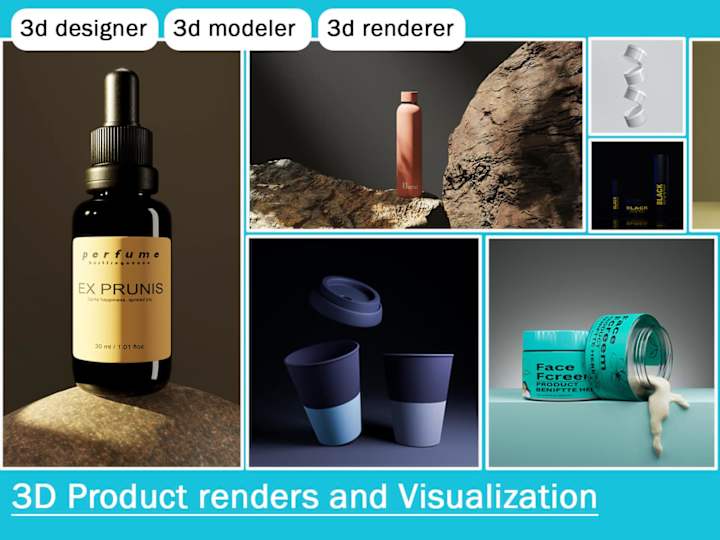 Cover image for 3D Product renders and Visualization