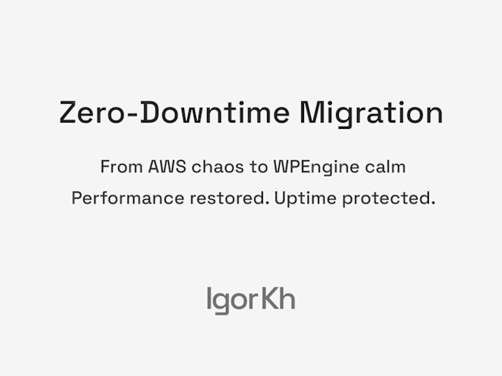 Cover image for From AWS to WPEngine: A Clean Migration Blueprint