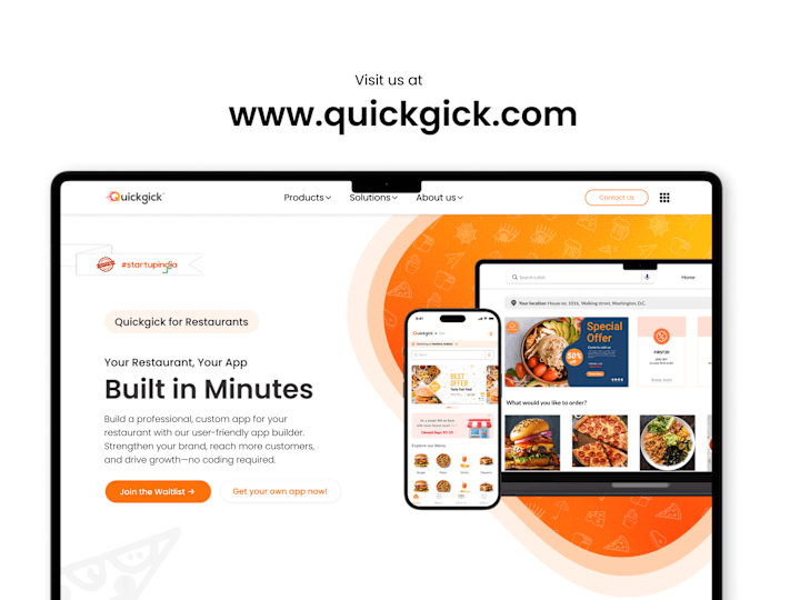 Cover image for Quickgick Business Website