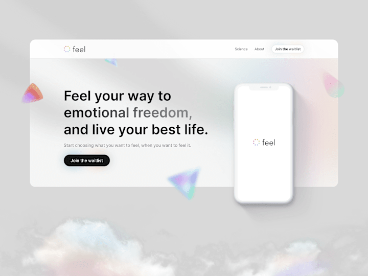 Cover image for Emotional Wellness App Website - Feel