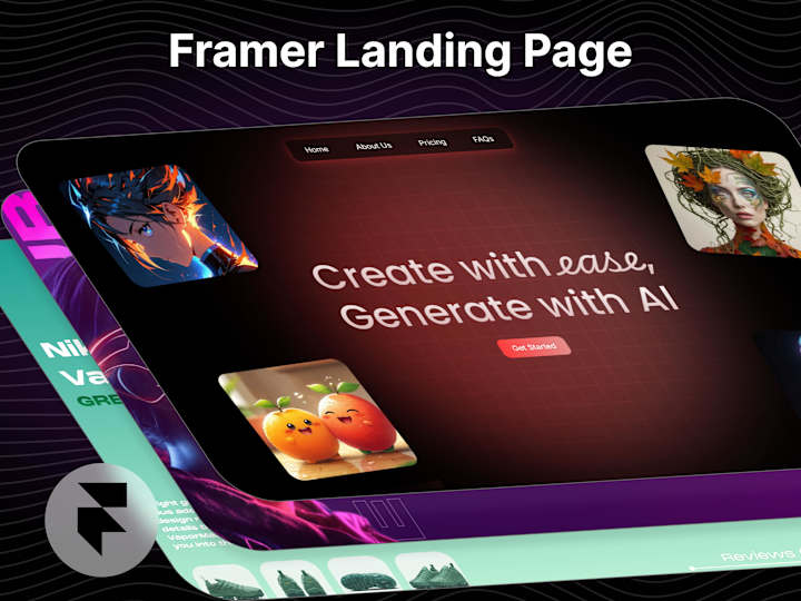 Cover image for Framer Landing Page Design & Development ✨