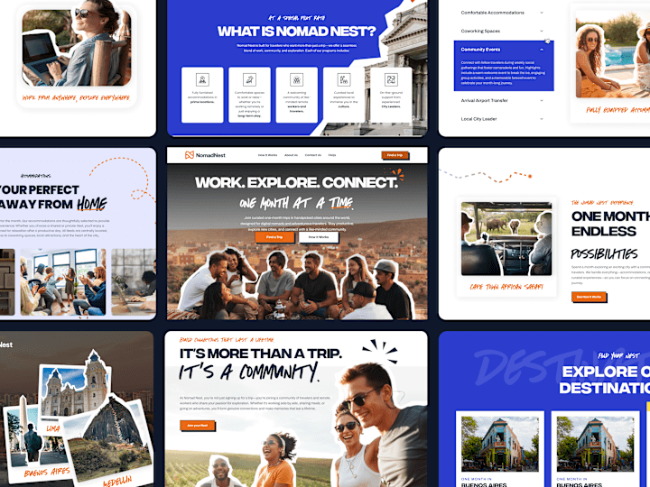 Cover image for UX/UI & Visual Identity Design for Boutique Travel Platform