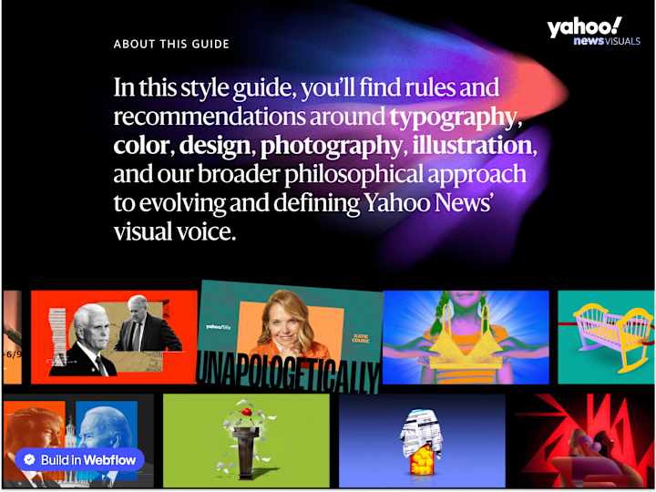 Cover image for Webflow Development for Yahoo News Visuals Team