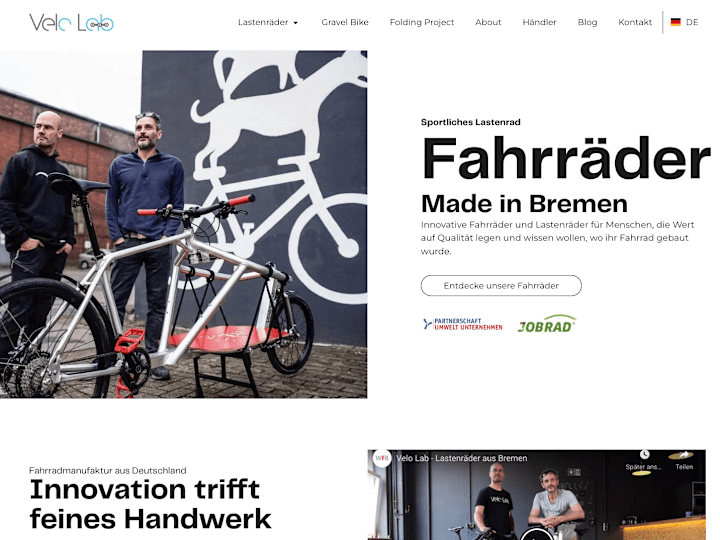 Cover image for Branding and Web development for a bicycle company