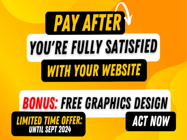 Cover image for Hassle-Free Business website Launch: Graphic design included