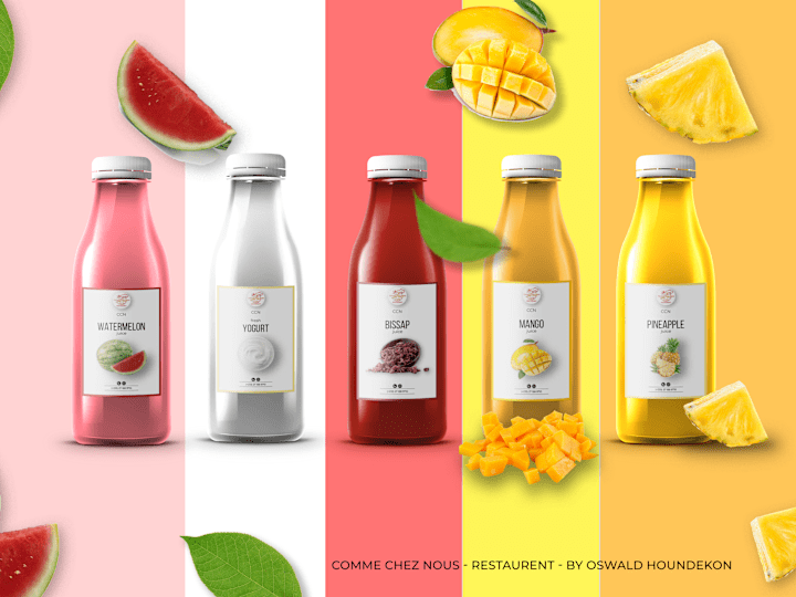 Cover image for Fruit drink packaging