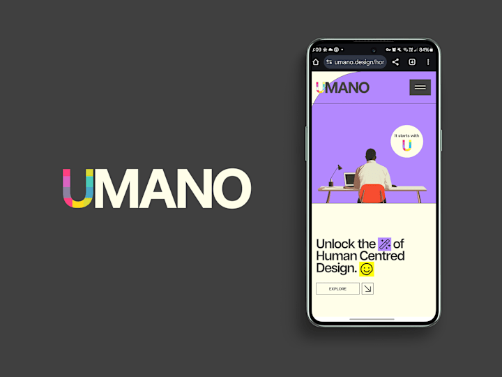 Cover image for UMANO Design - Full brand design & custom Webflow development