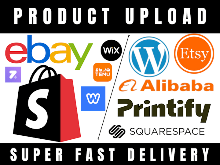 Cover image for i will do product upload product listing product SEO writing