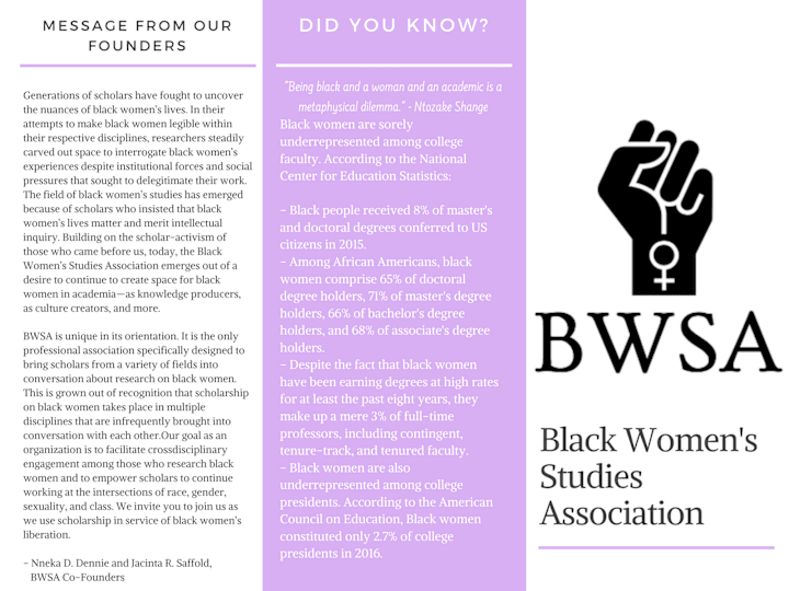 Cover image for BWSA Infographic