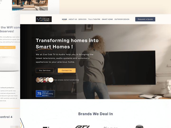 Cover image for CosCob TV & Audio  I  Electronic Brand 
