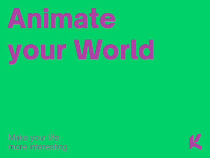 Cover image for Animate your World