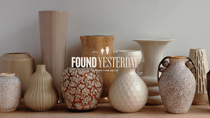 Cover image for Found Yesterday - Vintage Home Decor (client project)