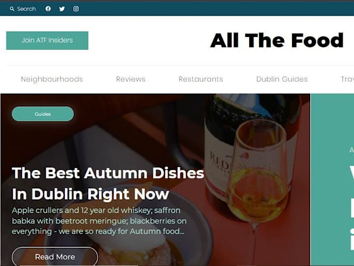 Cover image for Blog | All The Food 