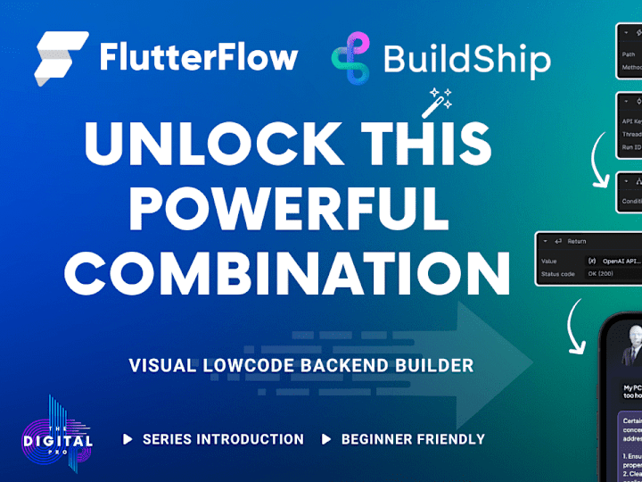 Cover image for FlutterFlow + BuildShip - A Powerful Combination