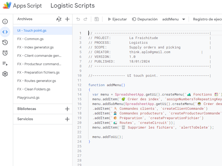 Cover image for Automated logistic documents generation.